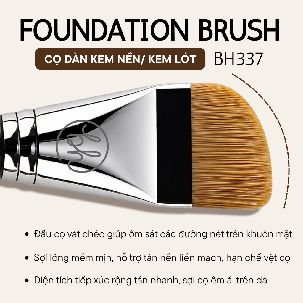  Cọ Tán Nền BH Cosmetics Foundation Brush BH337